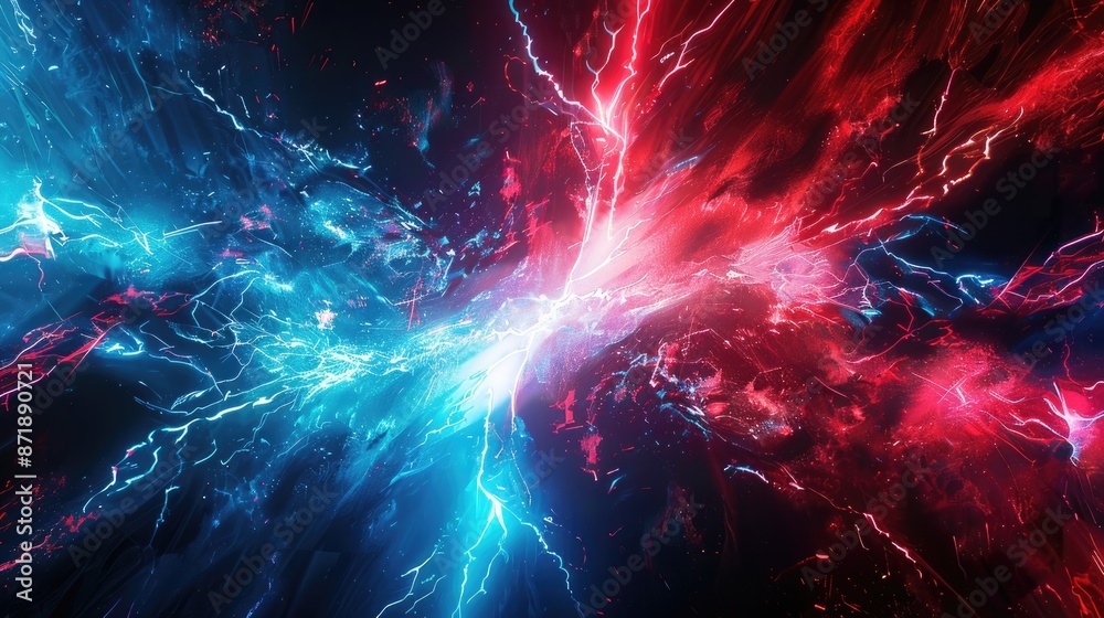 A thrilling scene of a high-speed space battle, with a defocused backdrop of vibrant particles A thrilling scene of a high-speed space battle, with a defocused backdrop of vibrant particles