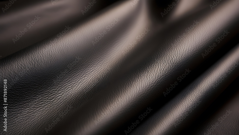 Black leather background Black leather background