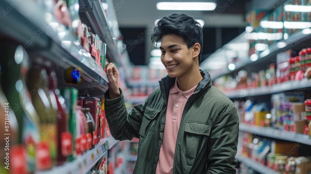 The man in the supermarket