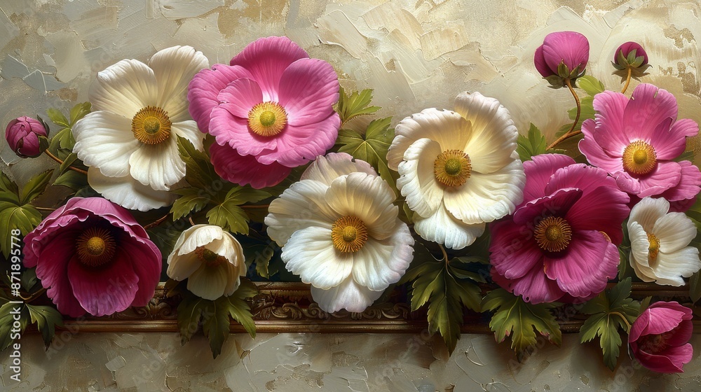 Pink and Yellow Flower Arrangement