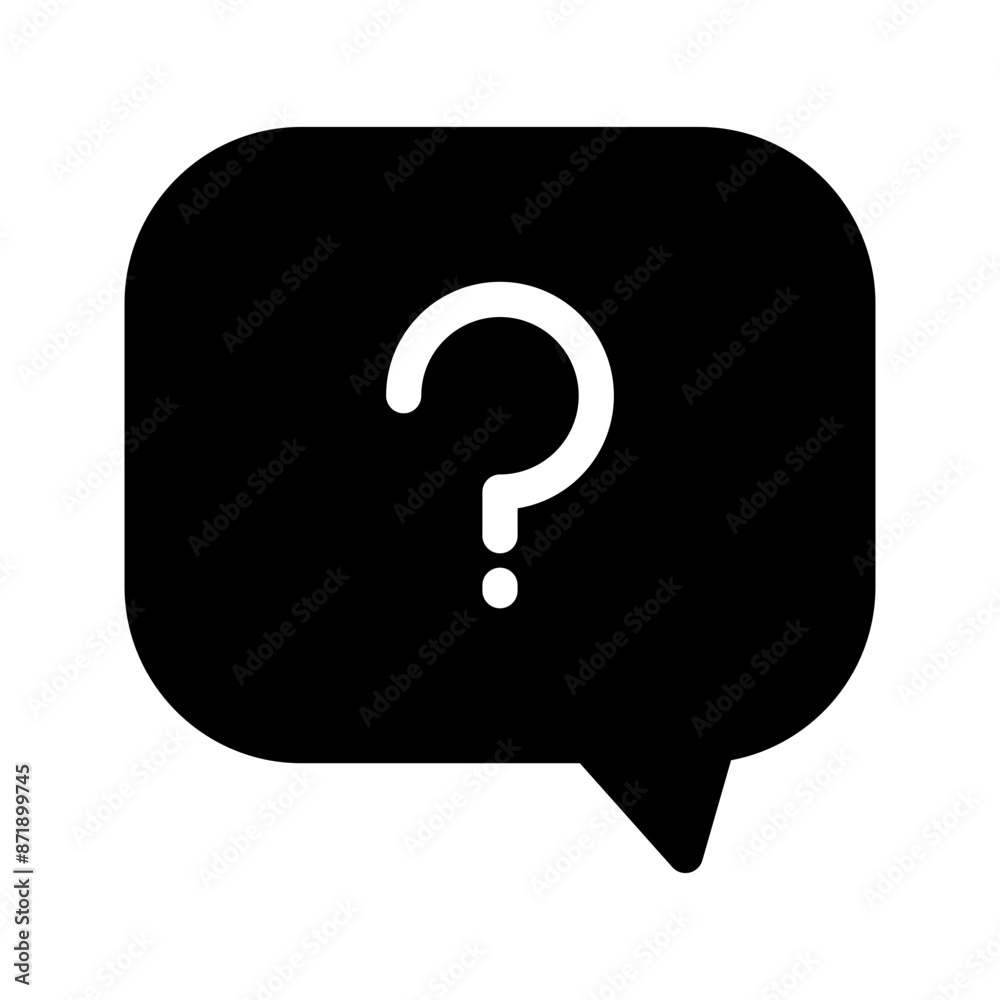 Question Icon Vector Symbol Design Illustration Question Icon Vector Symbol Design Illustration