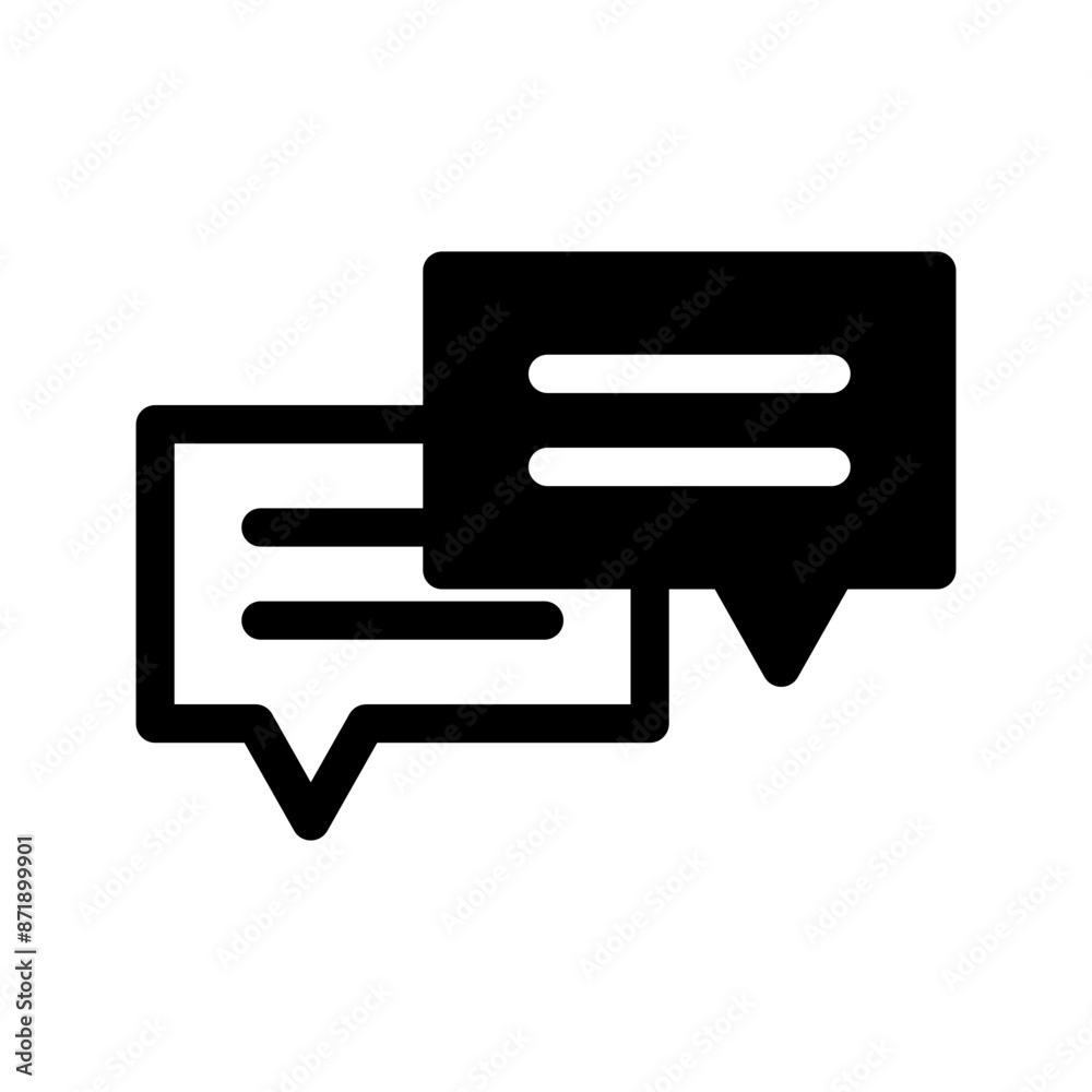 Conversation Icon Vector Symbol Design Illustration Conversation Icon Vector Symbol Design Illustration
