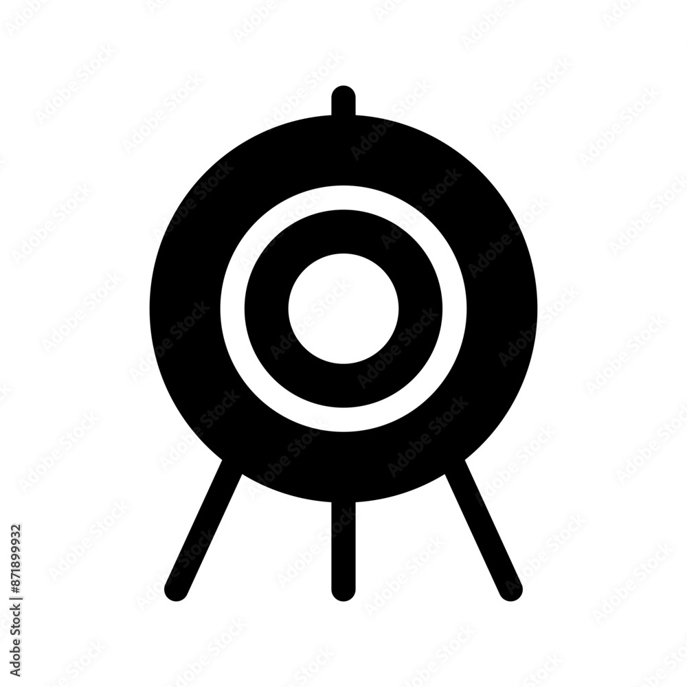 Target Icon Vector Symbol Design Illustration Target Icon Vector Symbol Design Illustration