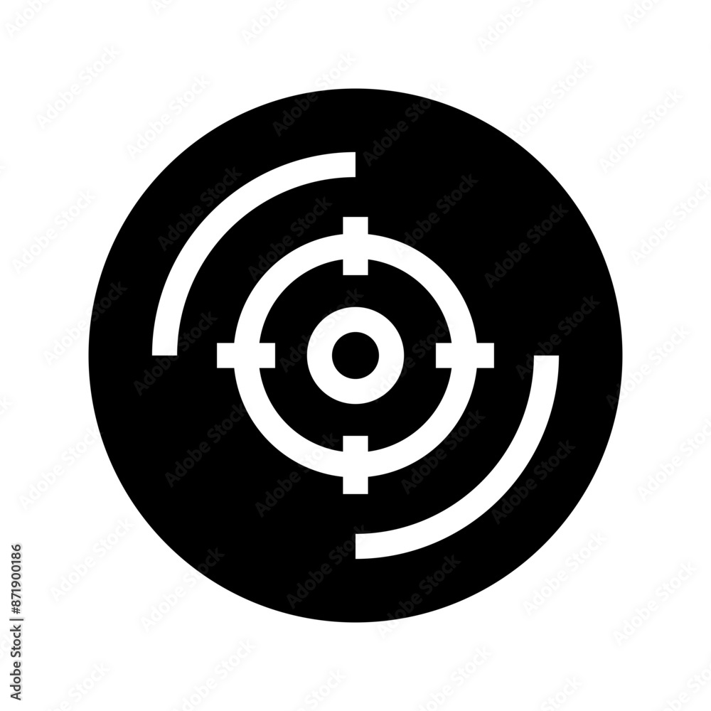 Target Icon Vector Symbol Design Illustration Target Icon Vector Symbol Design Illustration