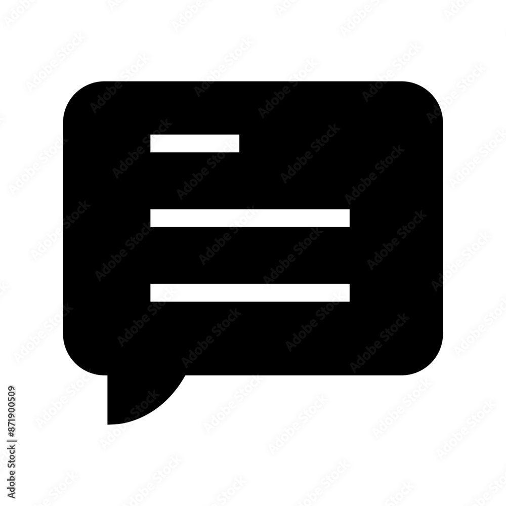 Chat Icon Vector Symbol Design Illustration Chat Icon Vector Symbol Design Illustration