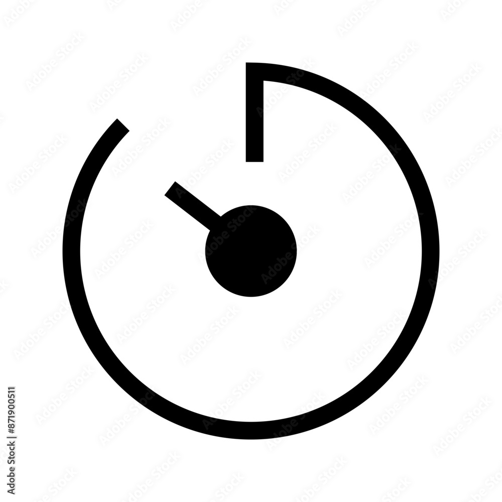 Timer Icon Vector Symbol Design Illustration Timer Icon Vector Symbol Design Illustration