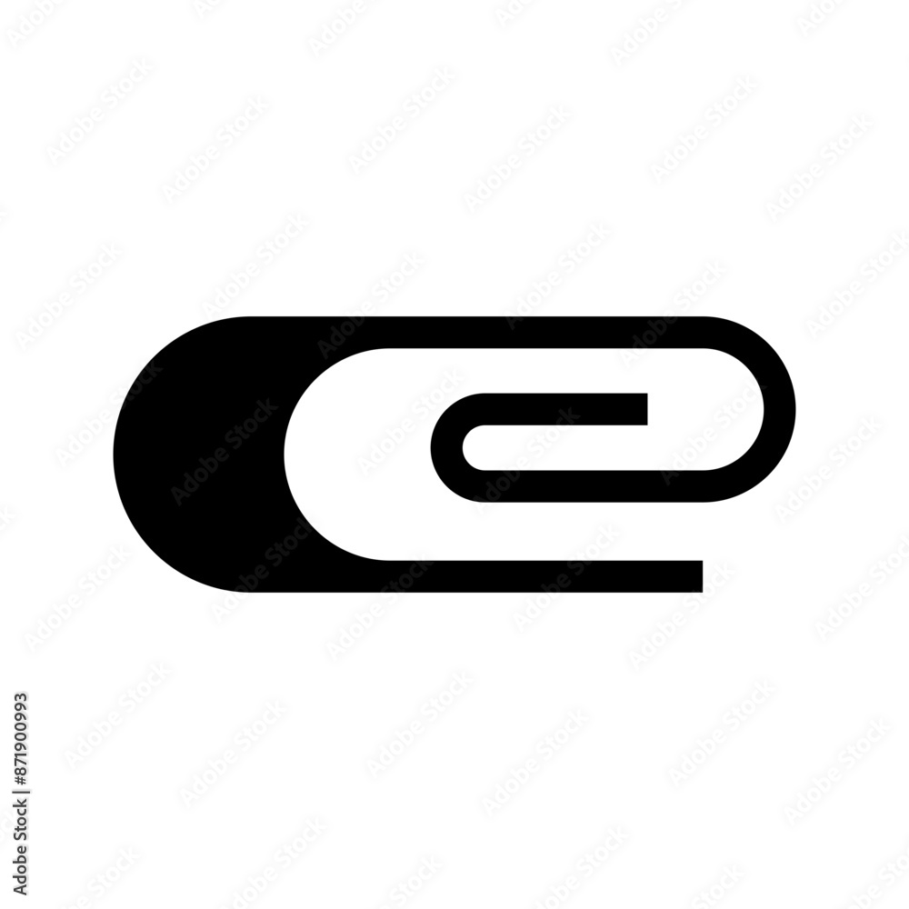 Attach Icon Vector Symbol Design Illustration
