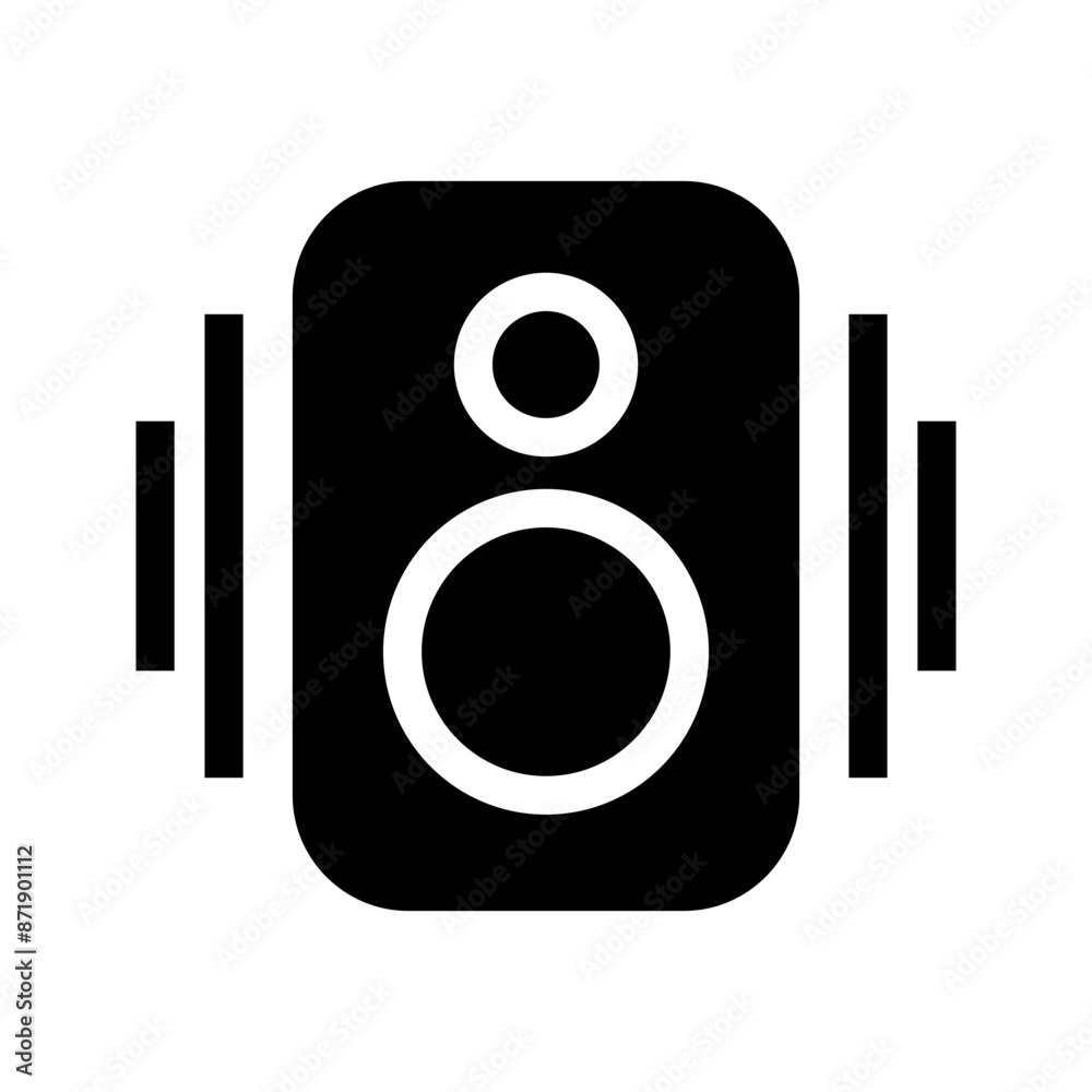 Speaker Icon Vector Symbol Design Illustration