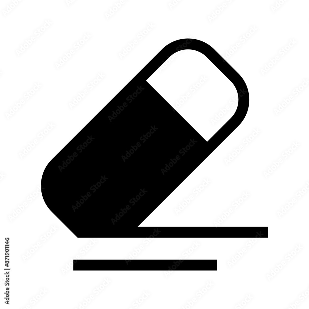 Eraser Icon Vector Symbol Design Illustration Eraser Icon Vector Symbol Design Illustration