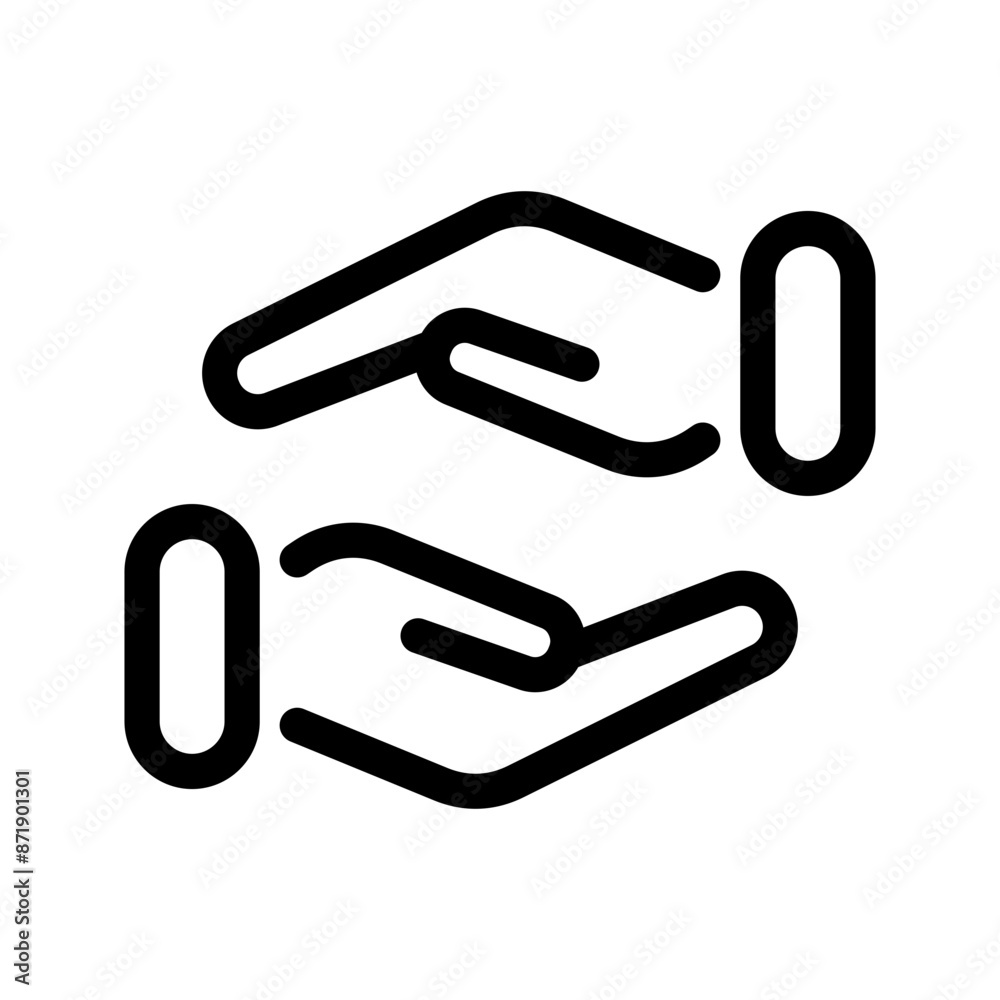 Hand Icon Vector Symbol Design Illustration Hand Icon Vector Symbol Design Illustration