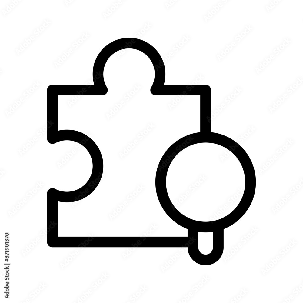 Search Extension Icon Vector Symbol Design Illustration Search Extension Icon Vector Symbol Design Illustration