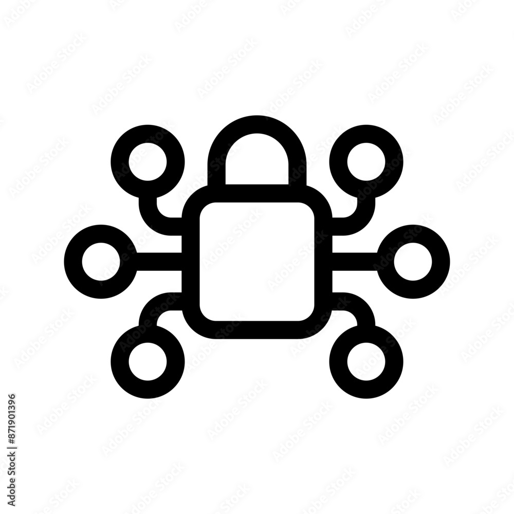 Encryption Icon Vector Symbol Design Illustration Encryption Icon Vector Symbol Design Illustration