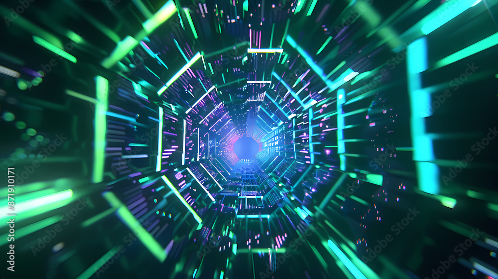 Obraz premium Abstract digital art background