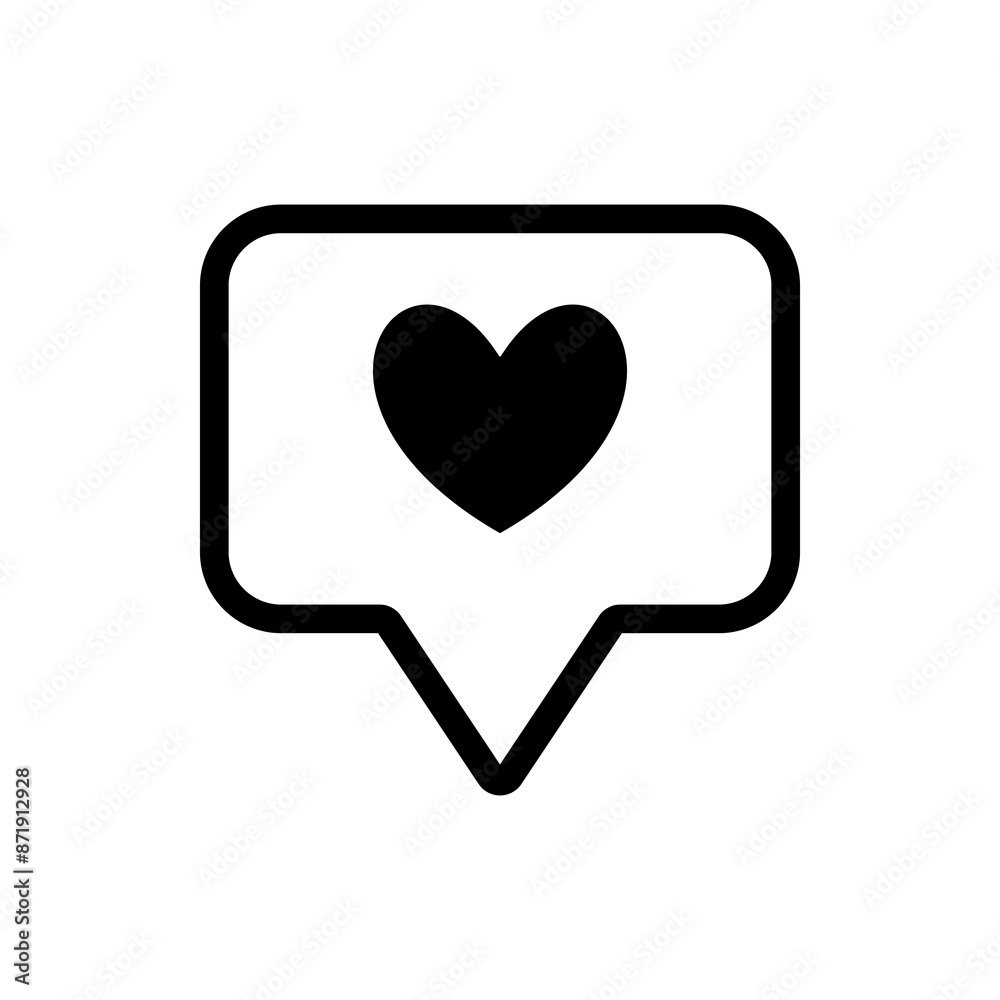 like icon, modern vector isolated on white background. like icon, modern vector isolated on white background.
