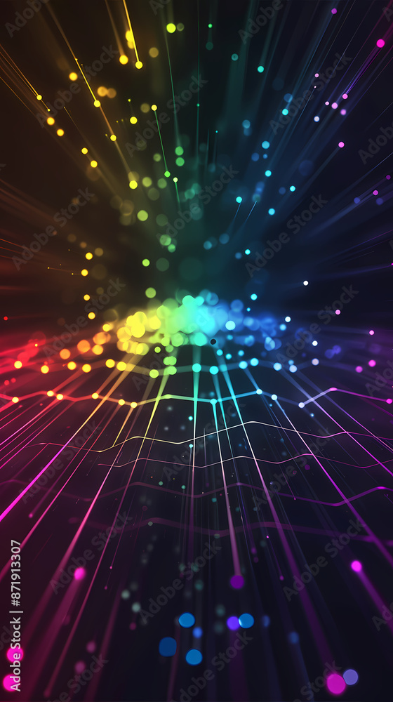 Obraz premium Abstract digital art background