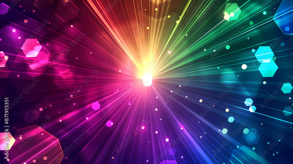 Fototapeta premium Abstract digital art background