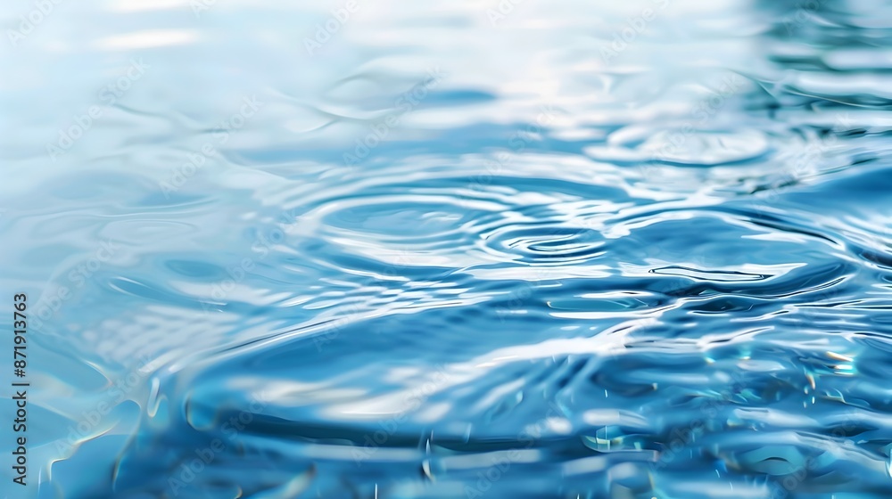 Tranquil Water Surface with Gentle Ripples and Reflective Lighting Tranquil Water Surface with Gentle Ripples and Reflective Lighting