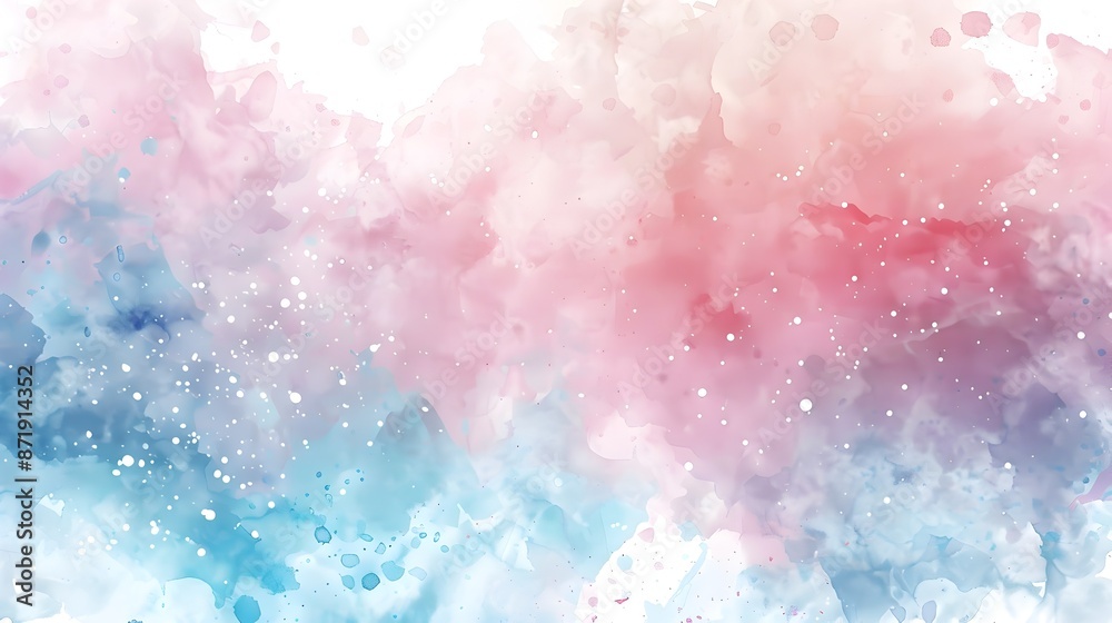 Fototapeta premium Ethereal Watercolor Splash in Pastel Tones for Background