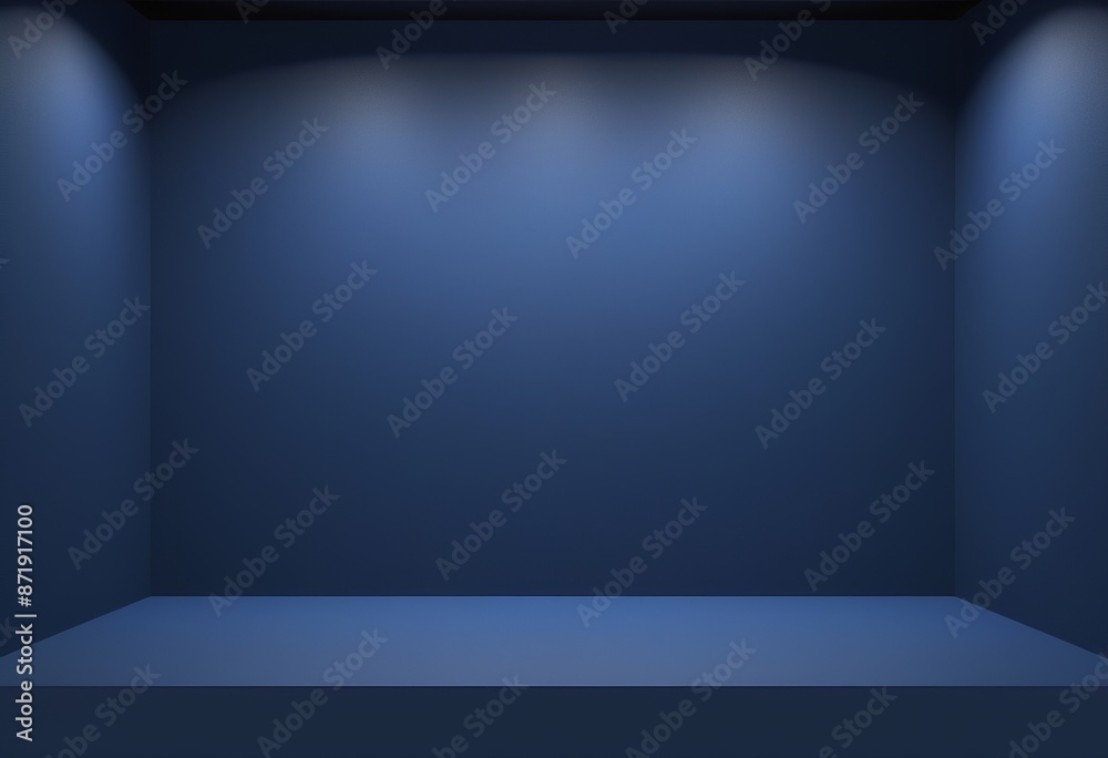Solid Navy Blue Background with Minimalist Style