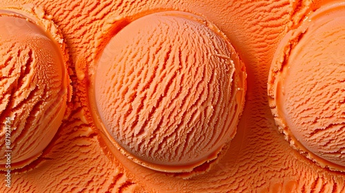orange ice cream 