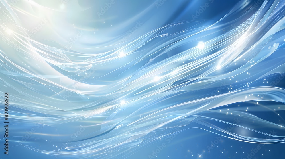 Fototapeta premium blue light motion background