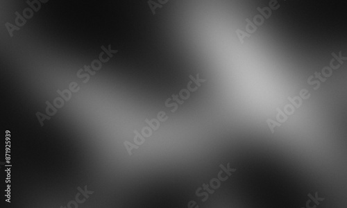 Black and white grainy gradient textured background illustration, modern wallpaper design