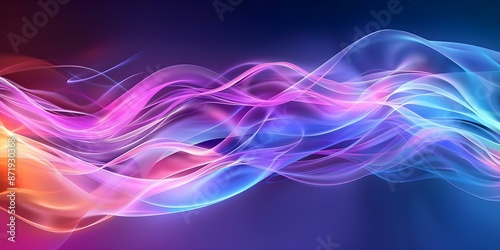 Abstract 2D designs with flowing waves ideal for business wallpapers and prints. Concept Abstract Art, Flowing Waves, 2D Designs, Business Wallpaper, Prints