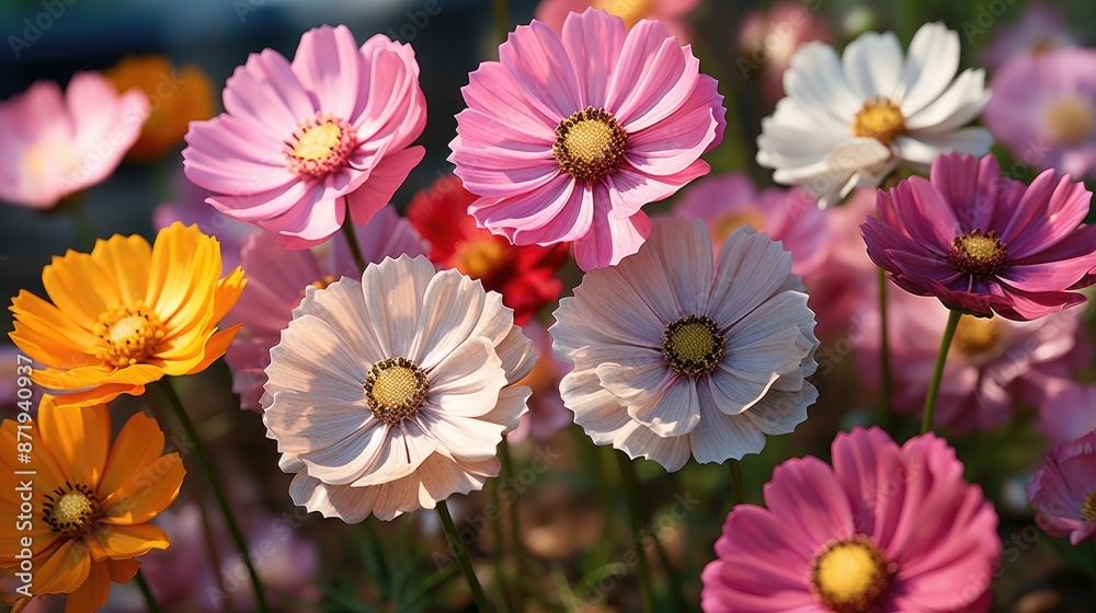 pink and white flowers pink and white flowers
