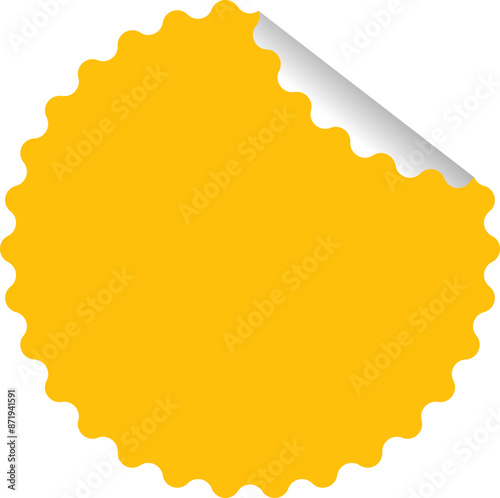 paper fold shaped price tags stickers, ellements illustration vector new