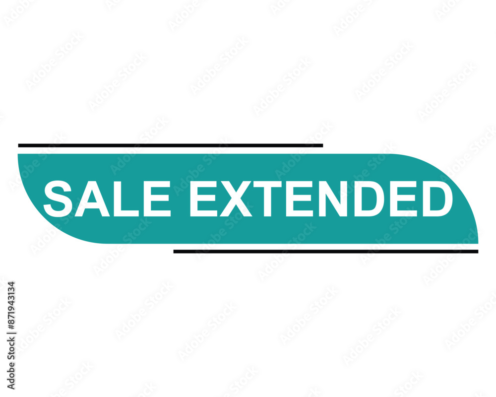 sale extended button on white background. sale extended button sign sale extended button on white background. sale extended button sign