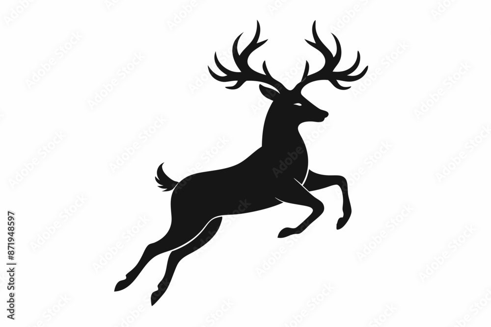 black and white deer silhouette, deer vector illustration, deer silhouette, animal silhouette isolated vector Illustration, png, Funny cute deer, Jumping cartoon deers black and white deer silhouette, deer vector illustration, deer silhouette, animal silhouette isolated vector Illustration, png, Funny cute deer, Jumping cartoon deers