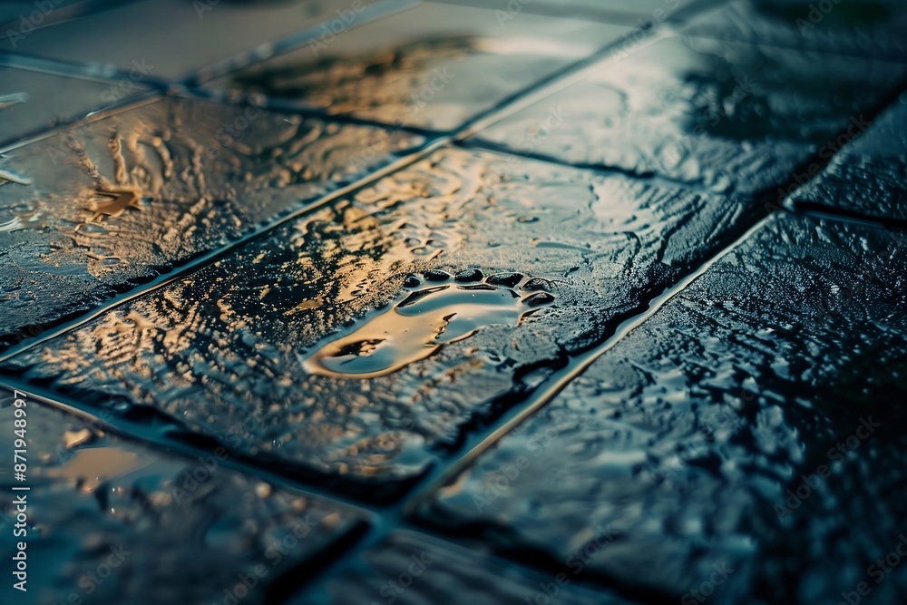 Fototapeta premium Fussabdruck