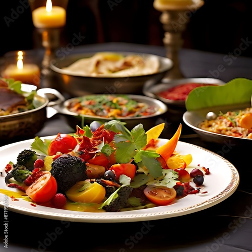 salad with tuna and vegetables