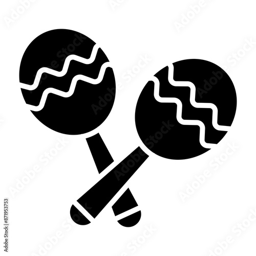 Cinco De Mayo Glyph Icon