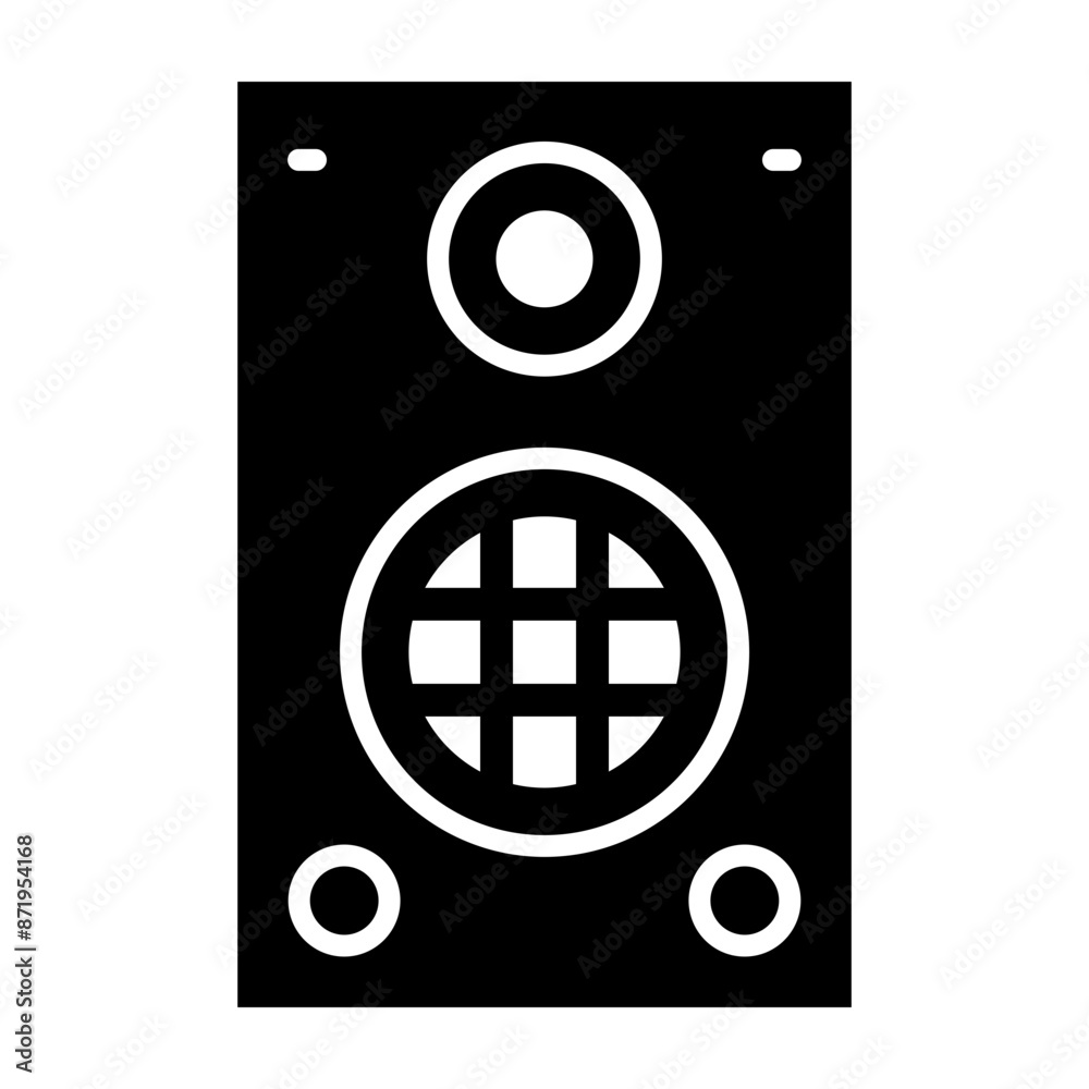 Speaker Glyph Icon Speaker Glyph Icon