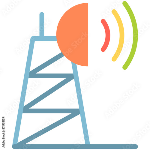 network flat icon