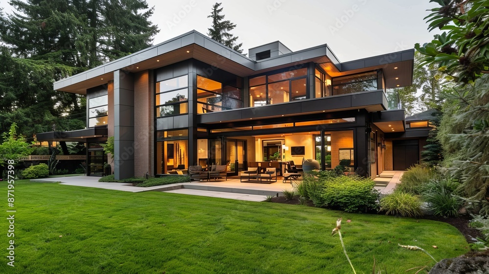 Beautiful modern house exterior Beautiful modern house exterior