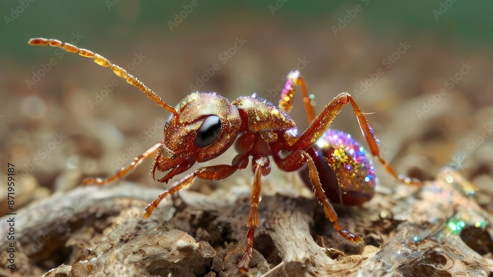 ant on the ground ant on the ground