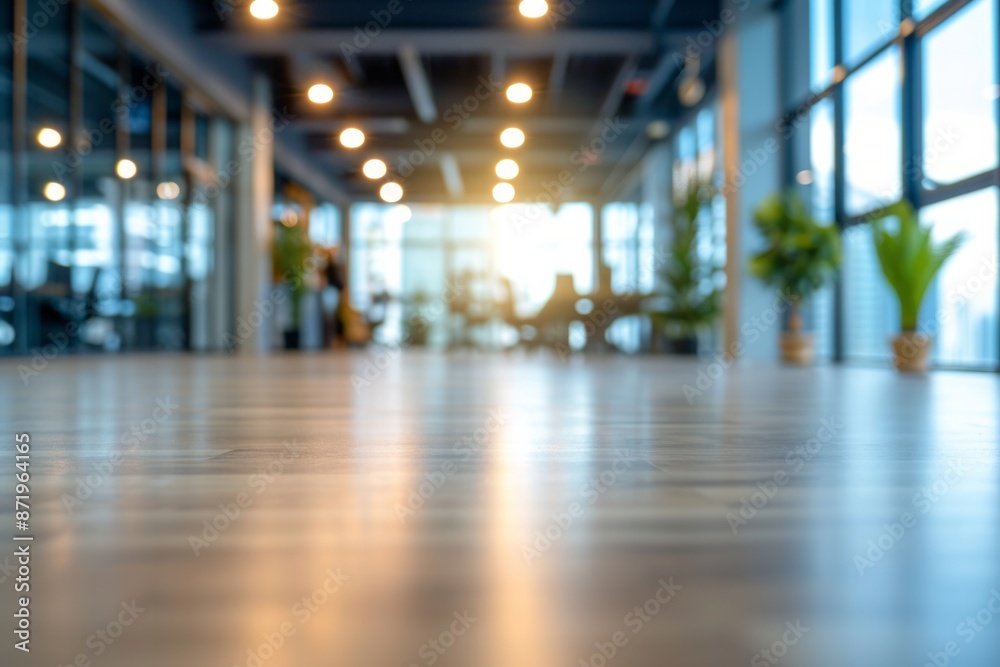 Blurred defocused image of evening office with bokeh with copyspace
Blurred defocused image of evening office with bokeh with copyspace