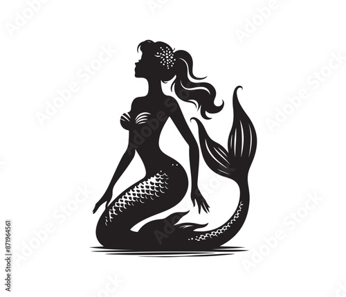 mermaid vector design,awesome mermaidsvg,high resolution printable mermaid atwork