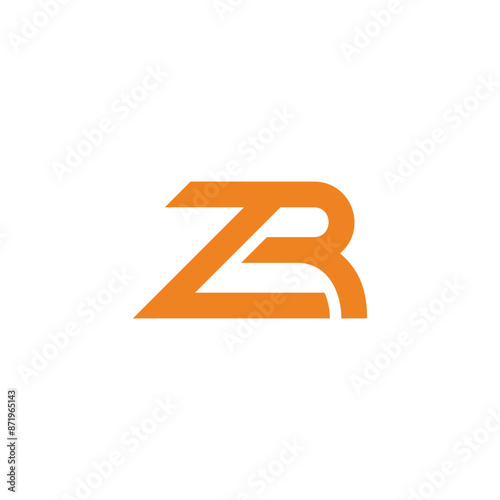 Free Download letter zr linked simple geometric lines logo vector - GFXLoad