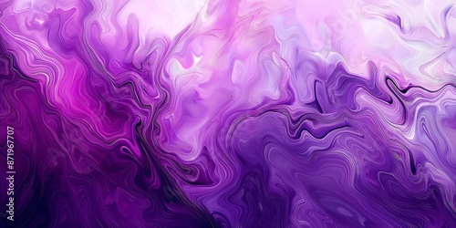 Abstract purple and pink fluid art background. An intricate blend of swirling colors. Ideal for creative projects, digital designs, and modern art displays.