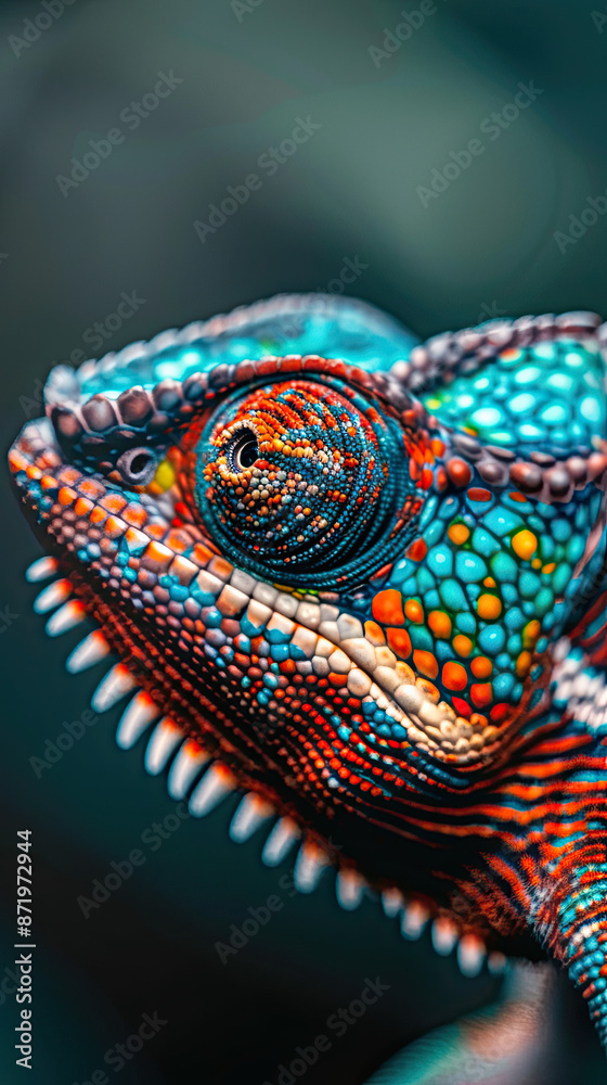 Obraz premium close up of a chameleon