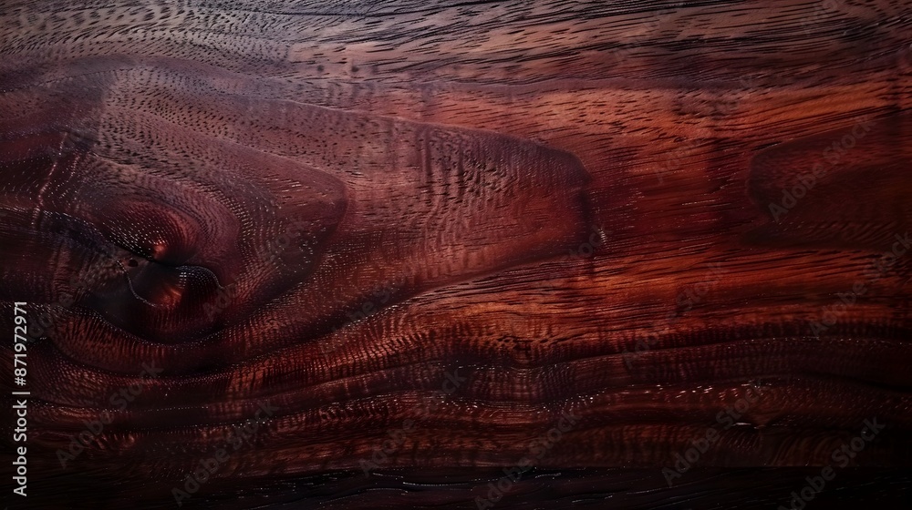 Elegant Mahogany Wood Surface with Subtle Shine Backdrop for Interior Design Elegant Mahogany Wood Surface with Subtle Shine Backdrop for Interior Design