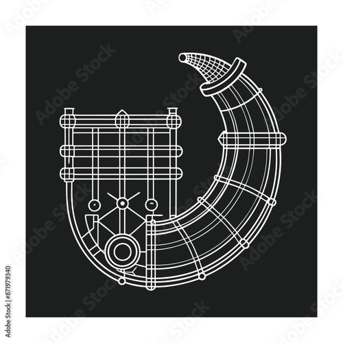 Music instrument vector illustration