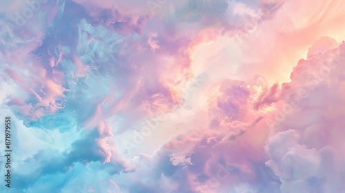 Dreamy sky as abstract background fantasy © hallowen