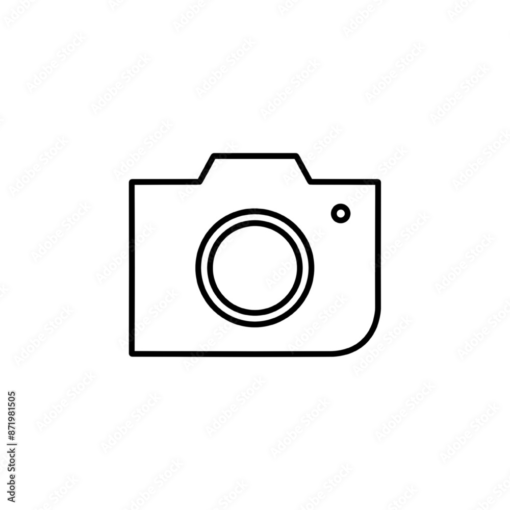 Camera Icon. Camera symbol. Camera vector icon flat, isolated on white Camera Icon. Camera symbol. Camera vector icon flat, isolated on white