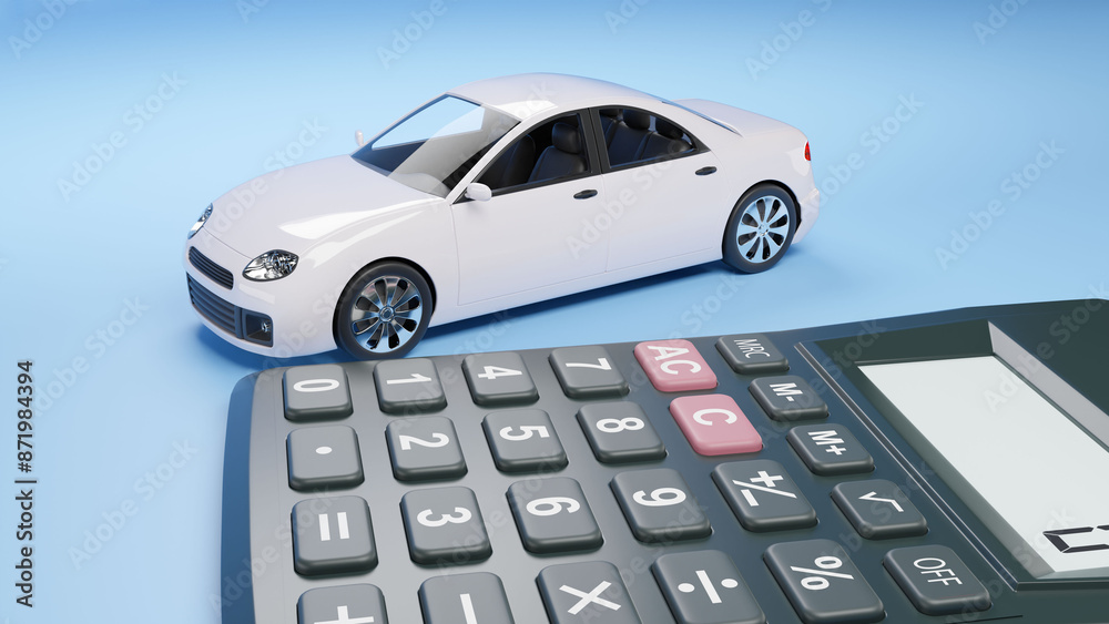 car insurance, car rental, car purchase, paying taxes, car rental, 3d illustration car insurance, car rental, car purchase, paying taxes, car rental, 3d illustration