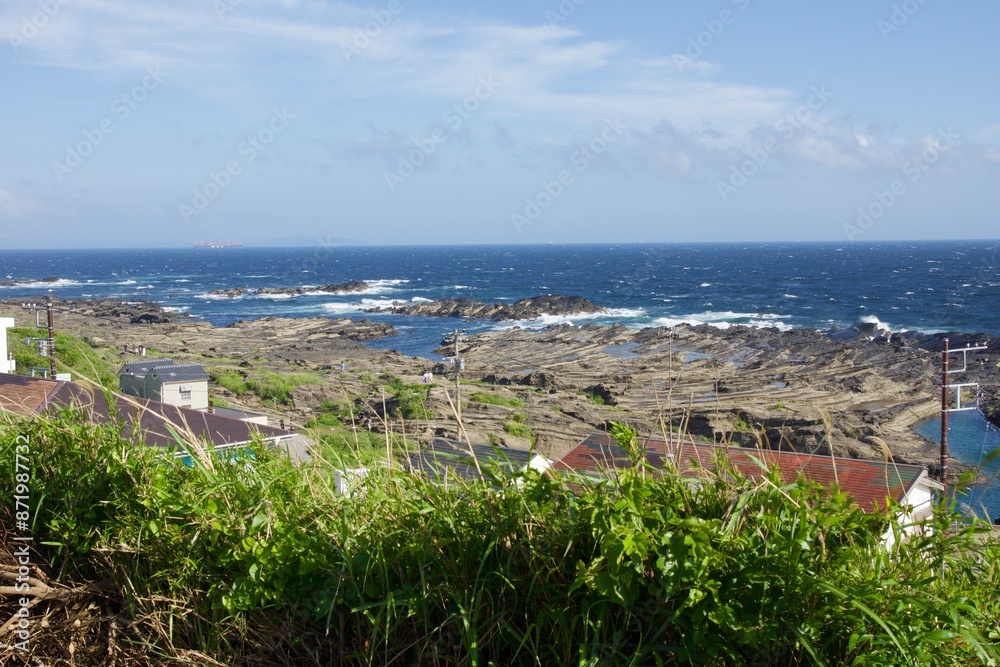 Obraz premium 城ヶ島 城ヶ島公園の春の風景