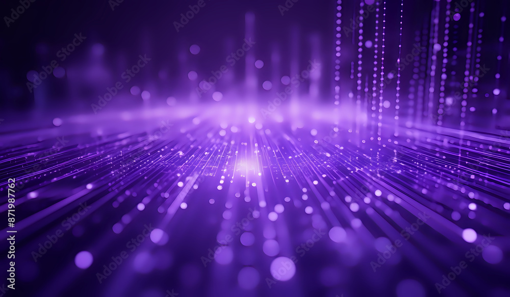 Purple digital networking, internet, cyber and business background Purple digital networking, internet, cyber and business background